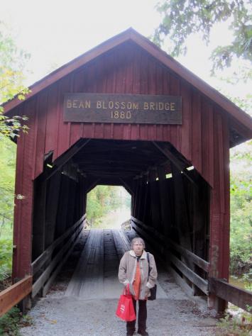 Bean Bloosom Bridge Photo - Brownie's Bean Bloosom Restaurant, Nashville, Indiana 