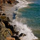 Malibu Shoreline Photo - Los Angeles, California 