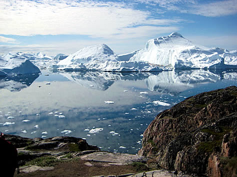 Glacier's Always Grander in Greenland Photo